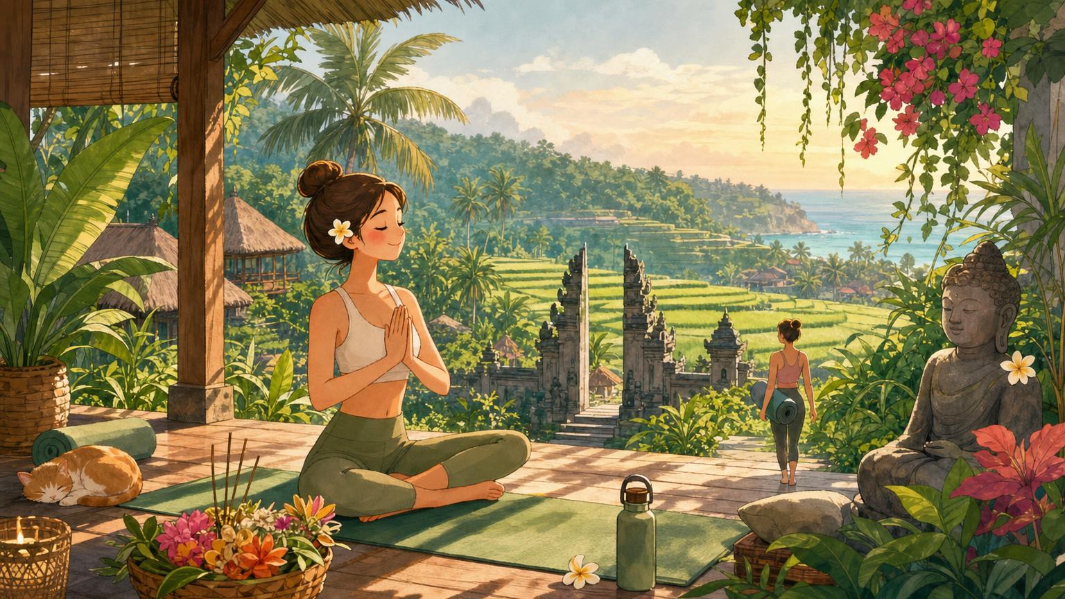 bali-yoga-popular-destination-natural-scenery-spiritual-culture-professional-centers-healthy-lifestyle-international-community