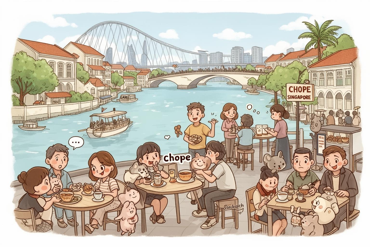 chope-culture-and-neighborhood-spirit-social-norms-in-hawker-centers