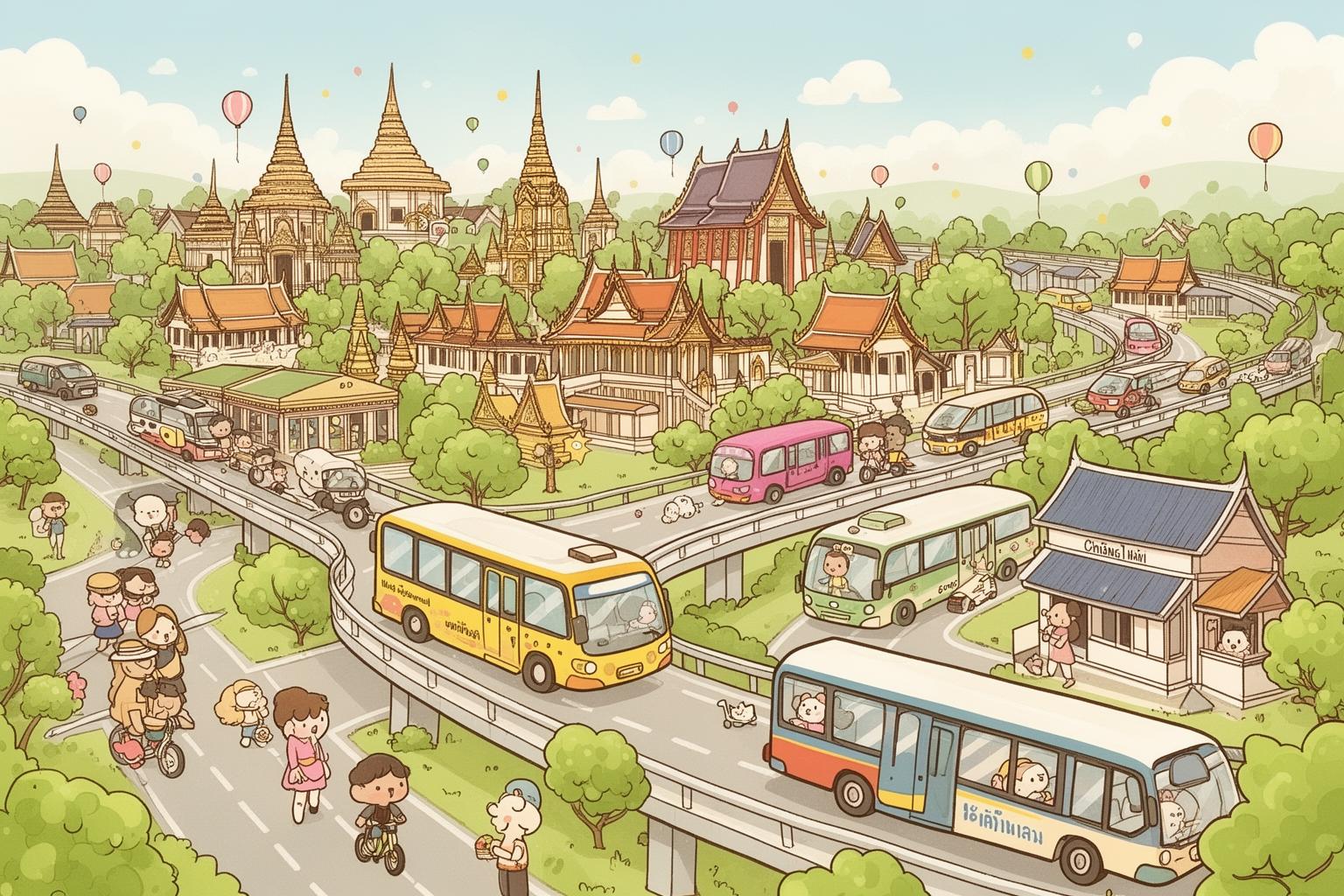 chuansuo-gucheng-neiwai-qingmai-de-jiaotong-mailuo