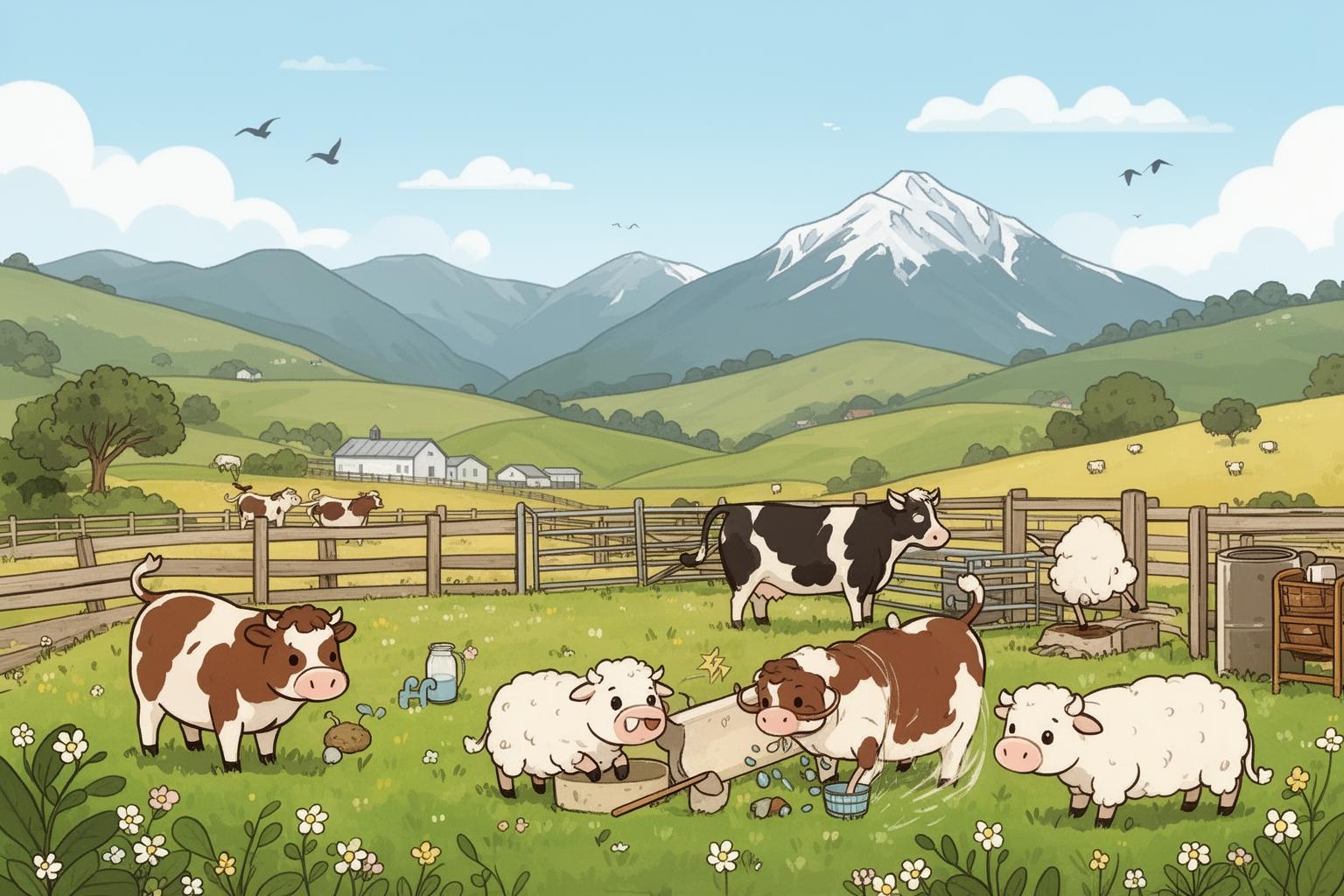 fuxiao-de-xuqu-yu-chenguang-gongwu-de-nongchang-richang