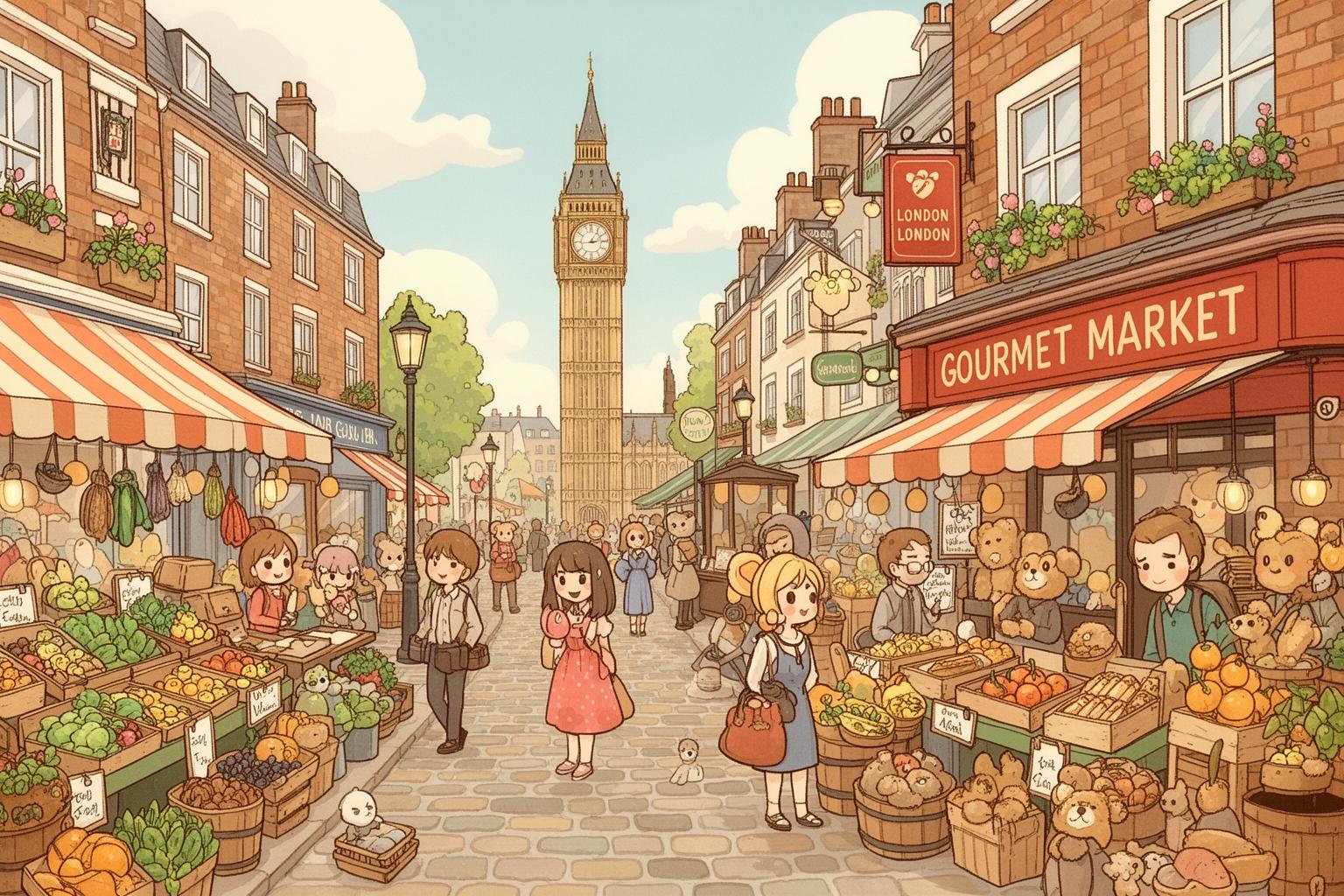 meishi-shengdian-jiangxin-xunli-baluo-shiji-borough-market