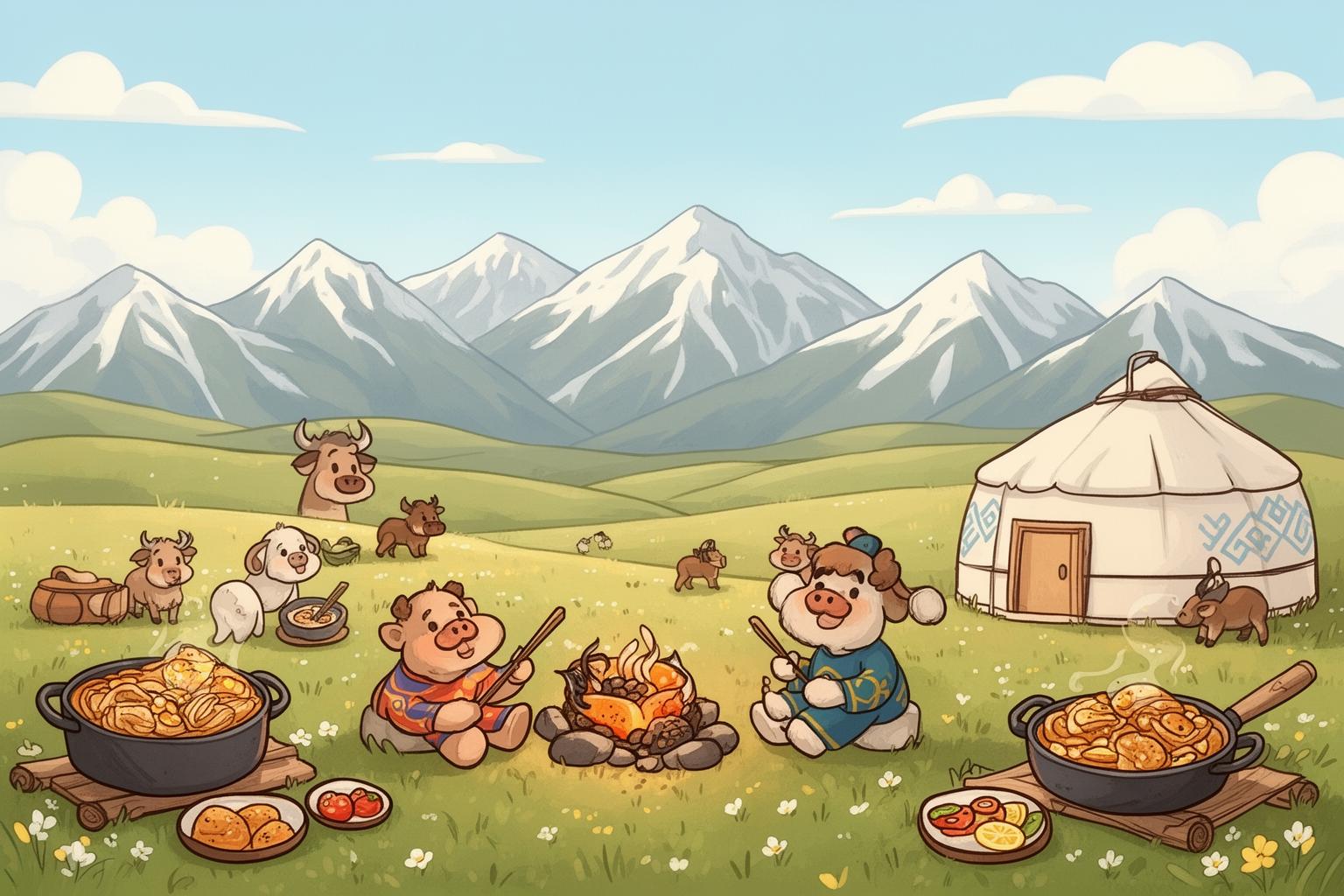 she-jian-shang-de-cao-yuan-feng-qing-you-mei-shi-de-chun-hou-zi-wei